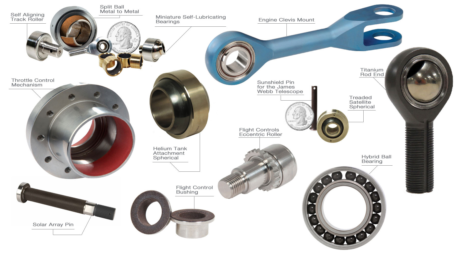 Kamatics Specialty Bearings for Space
